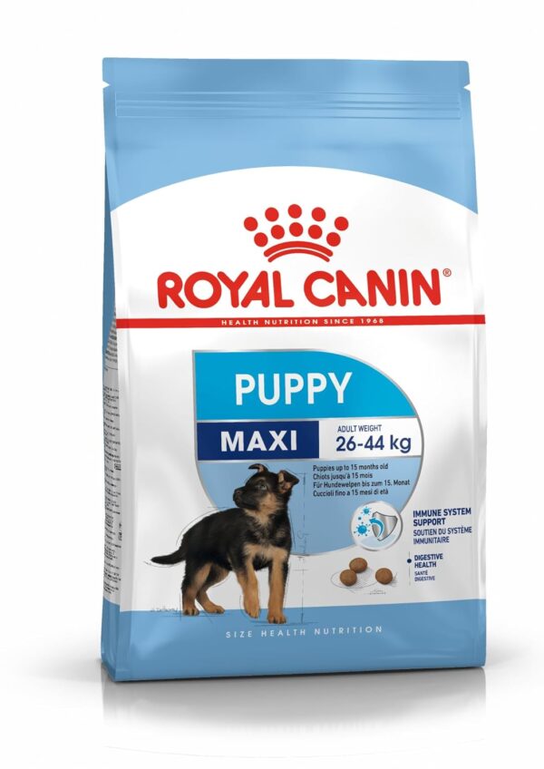 Royal Canin Maxi Puppy Food, 220 Grams, Dry Food, Supports Immune System & Digestive Health, Provides Long Growth, Moderate Energy