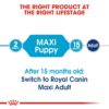 Royal Canin Maxi Puppy Food, 220 Grams, Dry Food, Supports Immune System & Digestive Health, Provides Long Growth, Moderate Energy