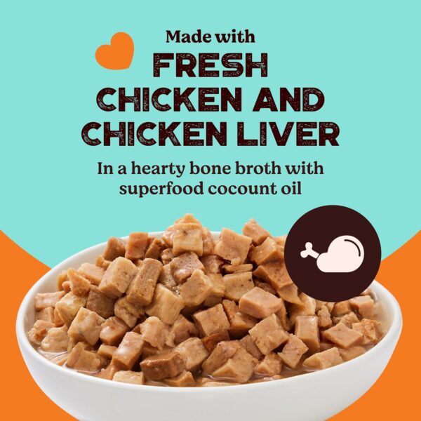 Kennel Kitchen Chicken Chunks in Gravy, 130g (Pack of 1) | Wet Dog Food for Adult & Puppy | Dog Food Gravy with Regionally Sourced Fresh Chicken | Free from Artificial Colours & Preservatives