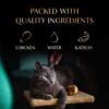 Sheba Melty Premium Lickable Creamy Cat Treats, Sasami Selection Chicken & Chicken & Whitefish Flavors, 4 Packs x 12g, (48g) Creamy Treats for Bonding, All Life Stages