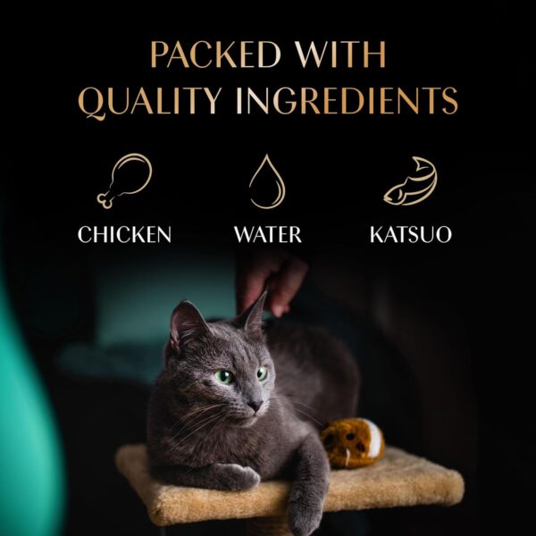 Sheba Melty Premium Lickable Creamy Cat Treats, Sasami Selection Chicken & Chicken & Whitefish Flavors, 4 Packs x 12g, (48g) Creamy Treats for Bonding, All Life Stages