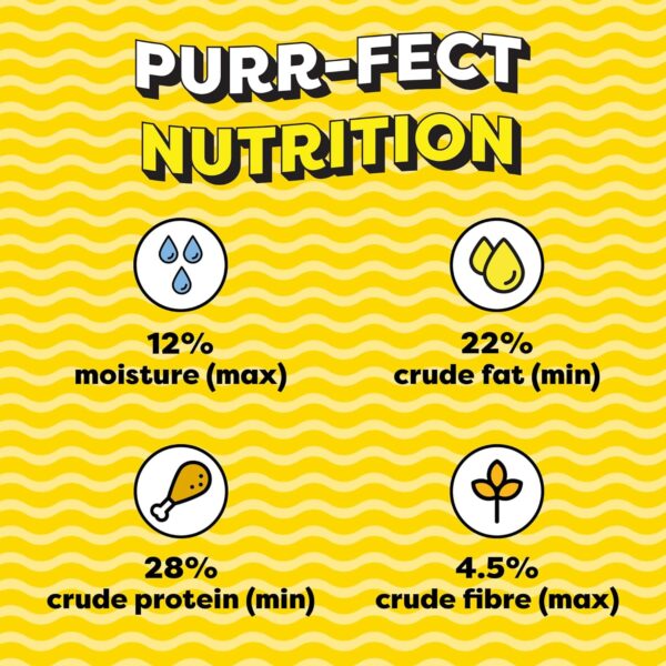 Temptations Crunchy Cat Treats, Tempting Tuna Flavour, 85 g, Goodness of Protein, Vitamins & Minerals, Soft Inside Crunchy Outside, Adult, Pebbles