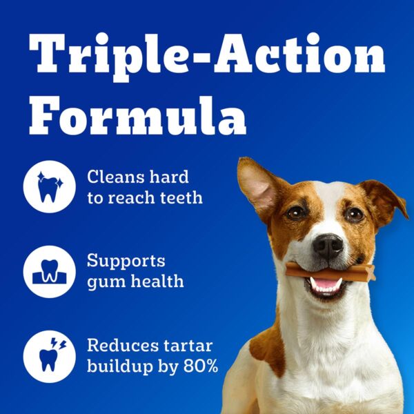 1763830106_6174r5EBuRL._SL1200_.jpg Pedigree Dentastix Oral Care Dog Treat, Adult Large Breed (25+ kg), 270 g, Recommended by Vets, Supports Gum Health, Reduces Risk of Gum diseases