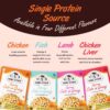 Kennel Kitchen Supreme Cuts in Gravy, Lamb Recipe with Pumpkin, 100g/130g (Pack of 12) | Wet Dog Food Gravy for Adult & Puppy | Limited Ingredient Chunks High in Fibre & Good for Hydration