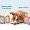 Heads Up For Tails Yummy in My Tummy Apple and Cinnamon Veg Dog Biscuits for Adult Dog & Puppy - 320gm | Veg Dog Treats | Made with Real Ingredients | No Added Flavours