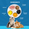 1763890119_71JRxxMP8oL._SL1500_.jpg Goofy Tails Wet Cat Food and Kitten Food 3 Combo, 1050g (15 Pouches x 70g), Tuna and Anchovies, Mackerel and Seaweed, Chicken and Flaxseeds, Preservative Free, Wholesome, Natural Cat Wet Food