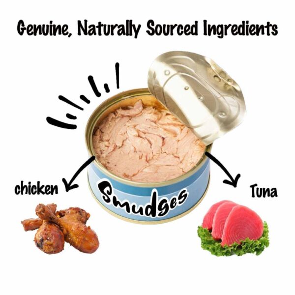 Smudges Kitten Salmon Pate Mixed with Shredded Chicken 60g