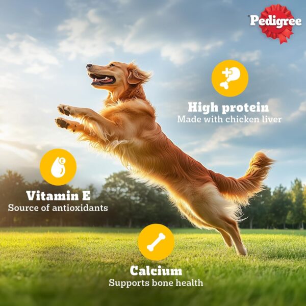 1763988117_818V5CLBfdL._SL1500_.jpg Pedigree® Tasty Jerky™ Dog Treat, Grilled Liver Flavour, 70 g, Jerky-Style Treats for Bonding, Low-Fat and Rich-Protein* Dog Treats