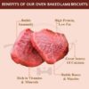 Chewers Oven Baked Real Beef (Buffalo) Dog Biscuits, Beef Flavour, Dog Treat 1 Kg