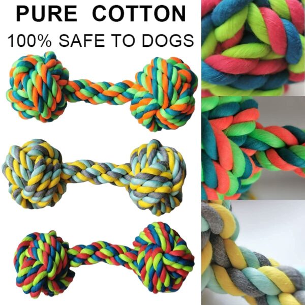 1764038221_71WAgFMN2yL._SL1200_.jpg Tail Dog Toys + Dog Chew Toys + Puppy Teething Toys + Rope Toys + Dog Toys for Small to Medium Dog Toys + Dog Toy Pack(Pack of 5)