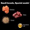 Pedigree PRO Adult Small Breed, 3 kg Dry Dog Food, Vet Trusted Brand, Expert Nutrition, Quality Protein, 33% More Nutrients (9 Months Onwards)