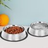 1764051410_61-H2CVt8XL._SL1500_.jpg Pets Empire Stainless Steel Dog Bowl, Dog Food Bowl, Dog Feeding Bowl, Medium (Set of 2 x 700ml)