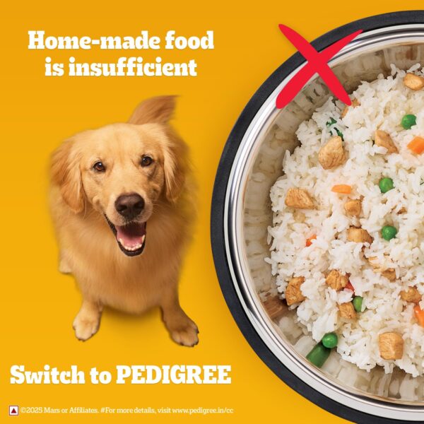 1764090557_714VK-JsRkL._SL1500_.jpg Pedigree Adult Dry Dog Food, Chicken & Vegetables, 10 kg, Contains 37 Essential Nutrients, 100% Complete & Balanced Food for Adult Dogs