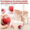 1764444918_71g2PxOQ46L._SL1500_.jpg BELOXY Toy Intelligent Funny 360 Degree Rotatable Toys Rechargeable Rotating Ball with LED Light, Chasing Toy Automatic Rotating Smart Obstacle Avoiding (Pink) (RED)