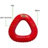 PSK PET MART Rubber Large Chew Bone, Interactive Dog Chew Toy for Adult Dogs, Combo (Spike Ball + Triangle + Bone) (Multi-Colour)(Pack of 1Pcs)