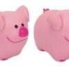 PETS EMPIRE Pet Chew Rubber Squeaky Pig, Latex Squeaky Toys, PETS EMPIRE Pet Chew Rubber Squeaky Pig, Latex Squeaky Toys, Pet Chew Piggy, Flexible Piggy Sound Dog Toys, Funny Dogs Chewy Toy, Interactive Teething Toy for Dogs, Pups, Puppies - Pack of 2