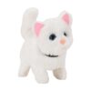 Hopping Walking Cat Toy with Sounds, Walking Cat Wiggling Tail, Twitching Mouth and Nose, Educational Interactive Cat Toy for Baby Kids