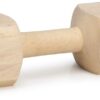 RvPaws Wooden Dumbbell Chew Toy, 100% Natural Wood Training Toy RvPaws Wooden Dumbbell Chew Toy, 100% Natural Wood Training Toy for Dogs and Puppies - Keeps Teeth and Gums Healthy Oral Care