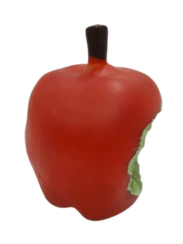 41IKOdj5HHL._SL1500_.jpg The Pets Company Vinyl Squeaky Chew Dog/Puppy Toy for Puppies & Small Dogs | Durable, Animal Design, Non-Toxic, for Playing, Teething and Chewing | Bitten Apple - 11 Cm (Color May Vary)