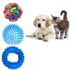 Dog Trust Ball Chew Teether Toys for Dog, Puppy, Cat, Dog Trust Ball Chew Teether Toys for Dog, Puppy, Cat, Kitten -Combo of 3