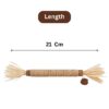 41aq7ro4oL._SL1080_.jpg Silvervine Stick for Cats with Sisal Rope and Gall Fruit, Natural Catnip Alternative, Cat Chew Toy Set of 3 Silvervine Sticks 21 Cm Each