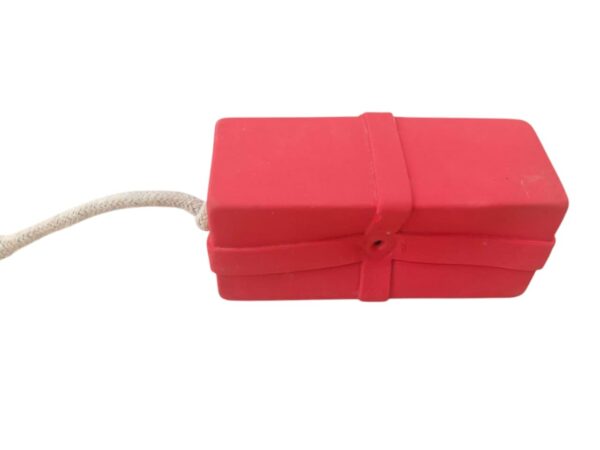 41d81xKmfL._SL1280_.jpg The Pets Company Latex Squeaky Chew Dog/Puppy Toy for Puppies & Small Dogs | Durable, Animal Design, Non-Toxic, for Playing, Teething and Chewing | Gift Box with Rope - 10 Cm (Color May Vary)