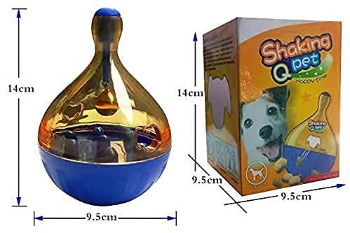 41dTsIUZ1L.jpg Dog TRUSTCat Interactive Tumbler Toy Treat Ball Pet Slow Feeder Food Dispenser Feeding Toy Dog Puzzle Toy for Dog Cat Interactive Tumbler Toy Natural Instinct Fulfillment IQ Active