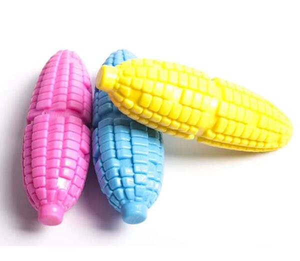 Pet Chew Corn Chew Toy for Dogs – Fun & Interactive Exercise Play Toy for Chewing, Teething, and Dental Health-Yellow