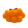 The Pets Company Vinyl Squeaky Chew Dog/Puppy Toy for Puppies & Small Dogs | Durable, Animal Design, Non-Toxic, for Playing, Teething and Chewing | Banana Bunch - 8 Cm (Color May Vary)