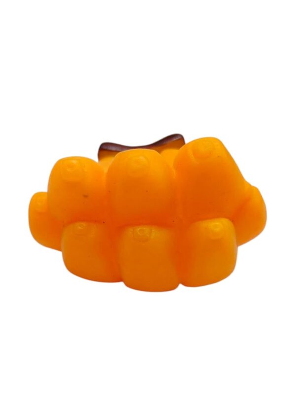 The Pets Company Vinyl Squeaky Chew Dog/Puppy Toy for Puppies & Small Dogs | Durable, Animal Design, Non-Toxic, for Playing, Teething and Chewing | Banana Bunch - 8 Cm (Color May Vary)