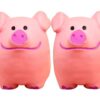 41nd50yyLfL.jpg PETS EMPIRE Pet Chew Rubber Squeaky Pig, Latex Squeaky Toys, Pet Chew Piggy, Flexible Piggy Sound Dog Toys, Funny Dogs Chewy Toy, Interactive Teething Toy for Dogs, Pups, Puppies - Pack of 2