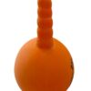 41rhawt7k2L._SL1500_.jpg The Pets Company Latex Squeaky Chew Dog/Puppy Toy for Puppies & Small Dogs | Durable, Animal Design, Non-Toxic, for Playing, Teething and Chewing | Ball with Horns - 13 Cm (Color May Vary)