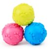 Dog Trust Dog Squeaky Balls, Indestructible Dog Toys for Aggressive Chewers Large/Medium Breed, Durable Tough Chew Toys for Aggressive Chewers, Natural Rubber Dog Balls Interactive Toys 2pcs Ball;