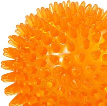 PSK PET MART Dog Ball TPR Material Chew Orange Ball Rubber Ball for Dog (Large Size) (Colour May)