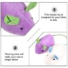 Dog Trust Durable and Non Toxic Funny Nylon Rope Mouse Cat Toy Ideal for Chewing & Playing Small Cats/Kittens and Puppies - Set of 2 pcs