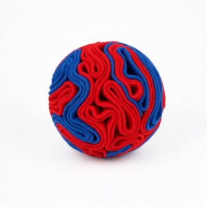 PETS EMPIRE Dog Snuffle Ball Toy – Slow Feeder Ball for Dogs, Nosework Enrichment Toy for Mental Stimulation, Anxiety Relief & Training