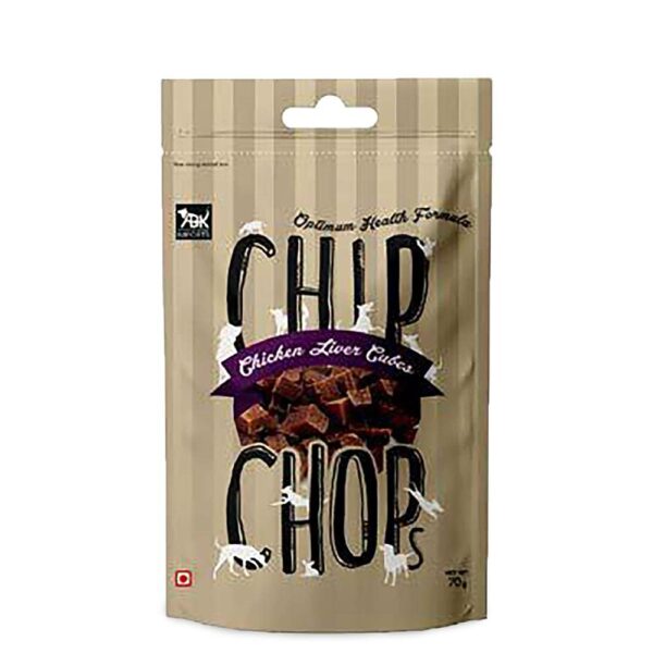 Chip Chops Dog Treats - Chicken Liver Cubes - 70 g