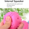 Dog Trust Dog Squeaky Balls, Indestructible Dog Toys for Aggressive Chewers Large/Medium Breed, Durable Tough Chew Toys for Aggressive Chewers, Natural Rubber Dog Balls Interactive Toys 2pcs Ball;