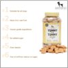HUFT Heads Up For Tails Yummy In My Tummy Banana & Oats Vegetarian Dog Biscuits 320 Gram, For Babys