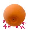 51AfhrCajTL._SL1500_.jpg The Pets Company Latex Squeaky Chew Dog/Puppy Toy for Puppies & Small Dogs | Durable, Animal Design, Non-Toxic, for Playing, Teething and Chewing | Ball with Horns - 13 Cm (Color May Vary)