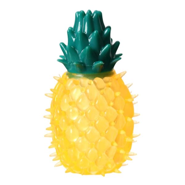 51CKMV6FkZS._SL1050_.jpg PSK PET MART Dog Chew Toy Sound Cute Interactive Fruit Funny Chewable Realistic Cat Bite Toy for Puppies TPR Lemon + Pineapple + Watermelon
