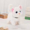 Hopping Walking Cat Toy with Sounds, Walking Cat Wiggling Tail, Twitching Mouth and Nose, Educational Interactive Cat Toy for Baby Kids