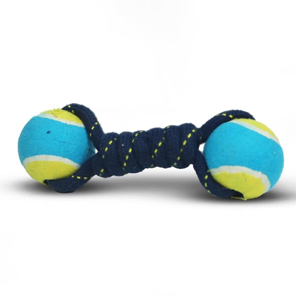Foodie Puppies Dog Chew Cotton Rope Toys 3in1 Combo for Small Dogs & Puppies (Dual-Tennis + Carrot + CornStick Rope) Knotted Cotton Chew Dog Toy for Playing, Teeth Cleaning & Training (Color May Vary)