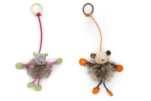 The Pets Company Bouncy Mouse Hunt Cat Toys | Natural Instinct Chase & Play Toy for Cats & Kittens, Pack of 2