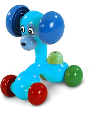 3 Face Role Play Dog Friction Toy Push and Go Puppy Car with 3 Expressions Interactive Animal Toy for Kids 1-4 Years - Motor Skills Development