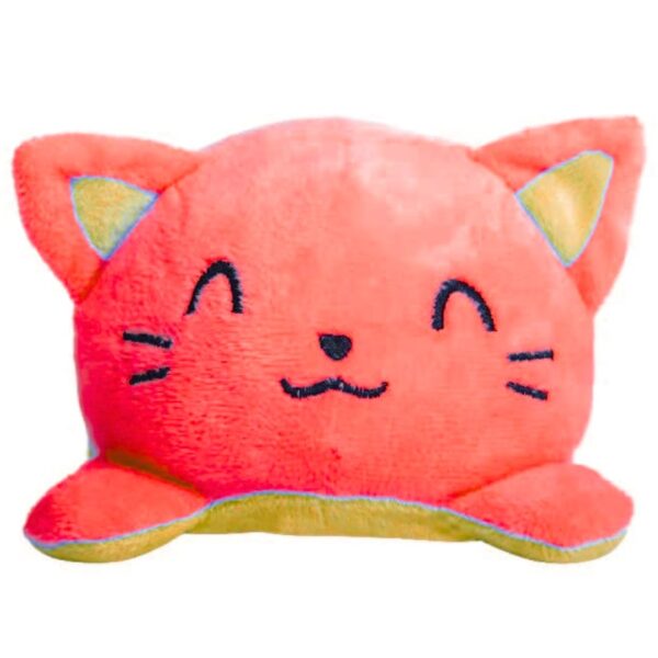 Storio Toy Cat Plushie Reversible Soft Toys for Kids | Plush Soft Toys for Baby Boys and Girls| Best Gift | Cat Soft Toy for Kids