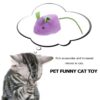Dog Trust Durable and Non Toxic Funny Nylon Rope Mouse Cat Toy Ideal for Chewing & Playing Small Cats/Kittens and Puppies - Set of 2 pcs