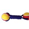 51LGMfE2gIL._SL1500_.jpg PSK PET MART Squeaky Rope, Ball Chew Teether Toys for Dog, Puppy (Multicolour) -Combo of 6