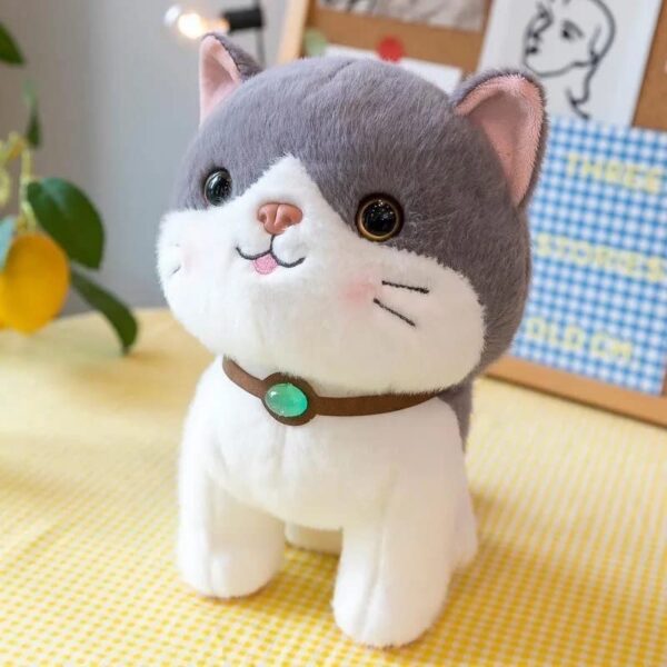 SCOOBA Super Soft Random Color Adorable cat Stuffed Toy Pack of 1 25cm Will be Send