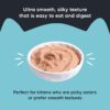 Meowsi by HUFT Chicken & Salmon Mousse Kitten Wet Food - 70 gm | Pack of 12 | High-Protein Wet Cat Food for Kittens | Cat Food Gravy for Junior Kittens (2-12 Months)